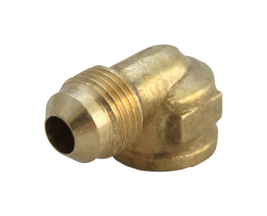 Ace 1/2 in. Flare X 1/2 in. D FPT Brass 90 Degree Elbow