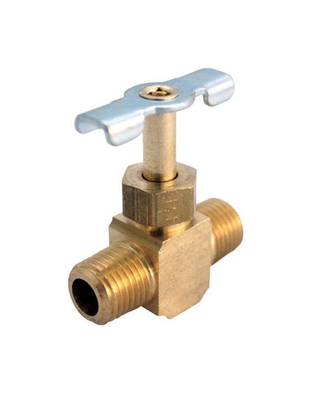Ace 1/8 in. 1/8 in. Brass Needle Valve