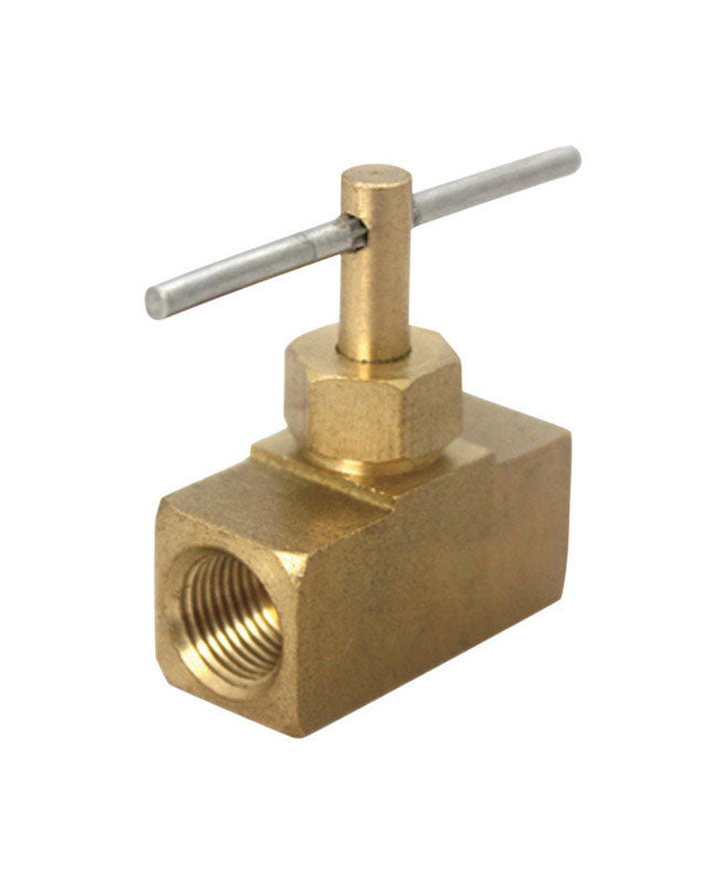Ace 1/8 in. 1/8 in. Brass Needle Valve