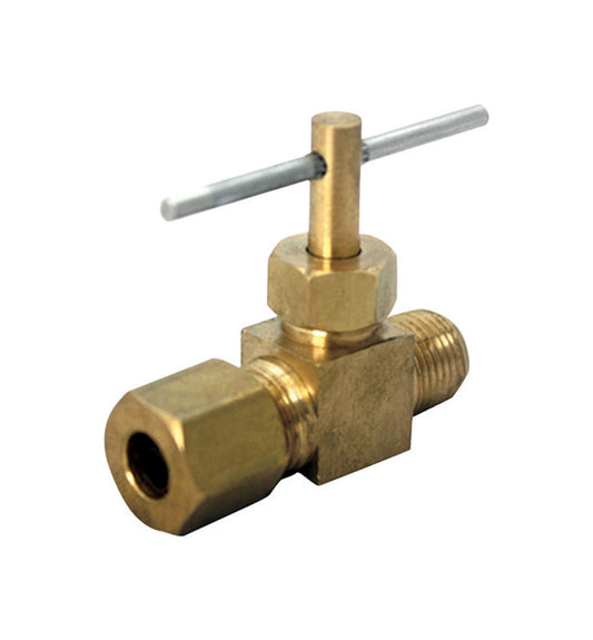 Ace 1/4 in. 1/4 in. Brass Needle Valve