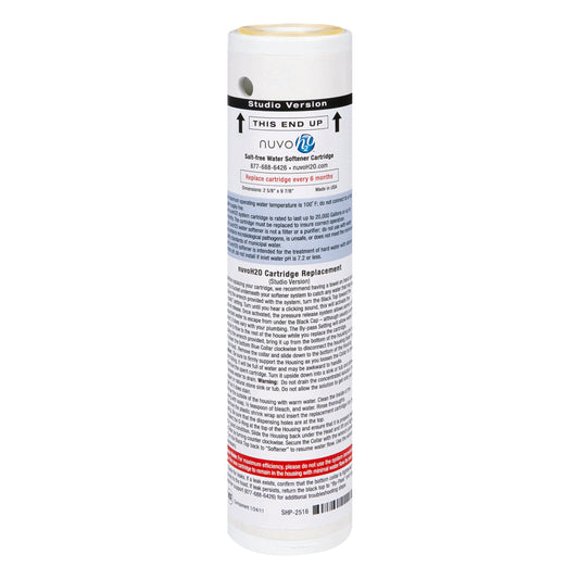 NuvoH2O Studio Water Softener Replacement Cartridge