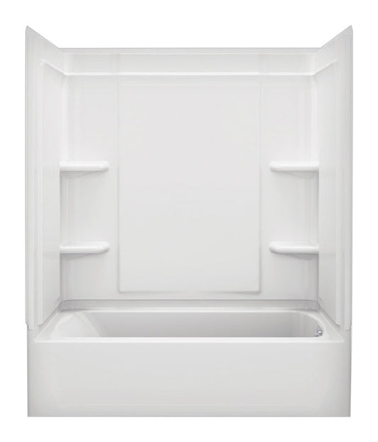 Sterling Ensemble White Bathtub Wall Surround