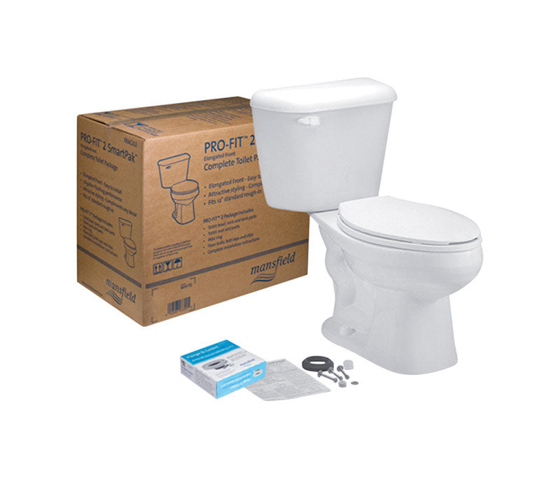 Mansfield Alto Pro-Fit 2 1.28 gal Elongated Complete Toilet