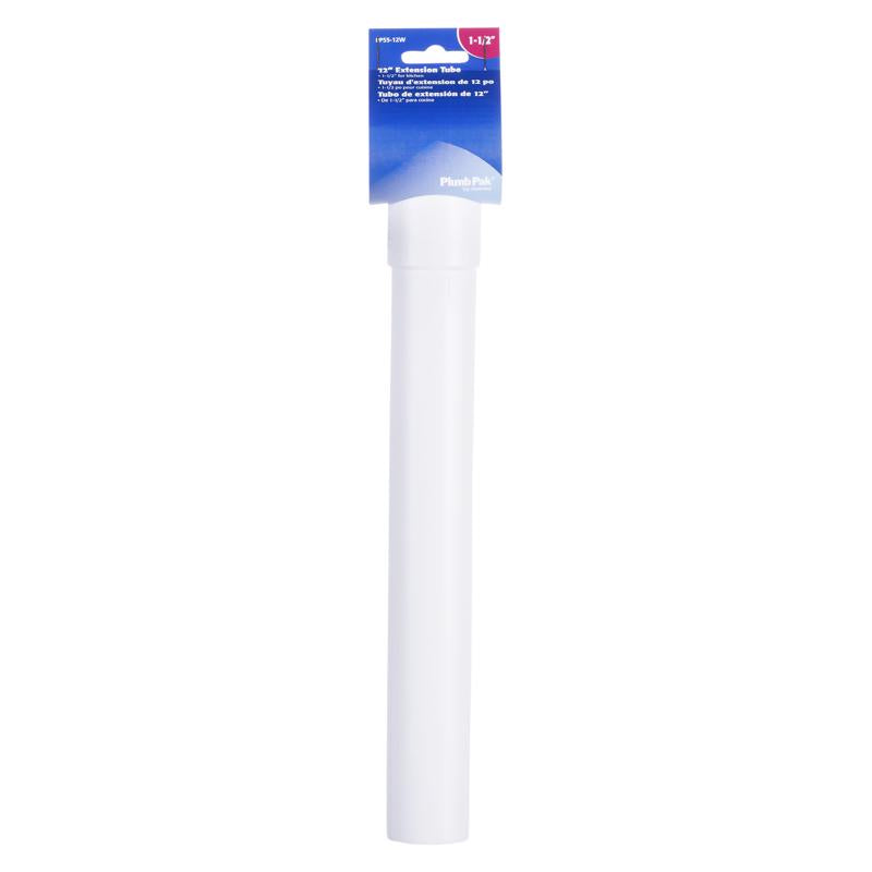 Plumb Pak 1-1/2 in. D X 12 in. L Plastic Extension Tube