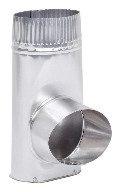 Deflect-O Jordan 5 in. L X 4 in. D Silver Aluminum Offset Dryer Connector