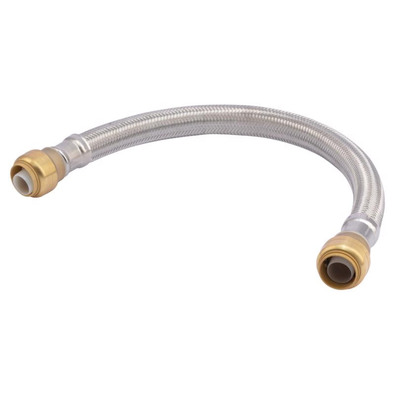 SharkBite 3/4 in. PTC X 3/4 in. D PTC 18 in. Stainless Steel Supply Line
