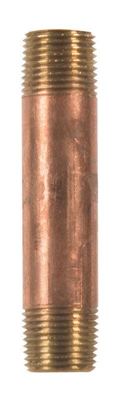 JMF Company 3/8 in. MPT X 3/8 in. D MPT Brass Nipple 3 in. L