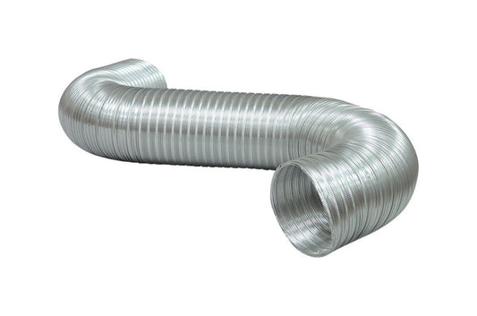 Deflect-O Jordan 96 in. L X 4 in. D Silver Aluminum Semi-Rigid Vent Duct