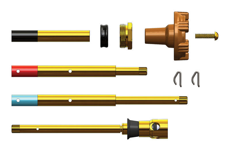 Woodford 1/2 in. MIP in. Hose Anti-Siphon Brass Adjustable Operating Rod