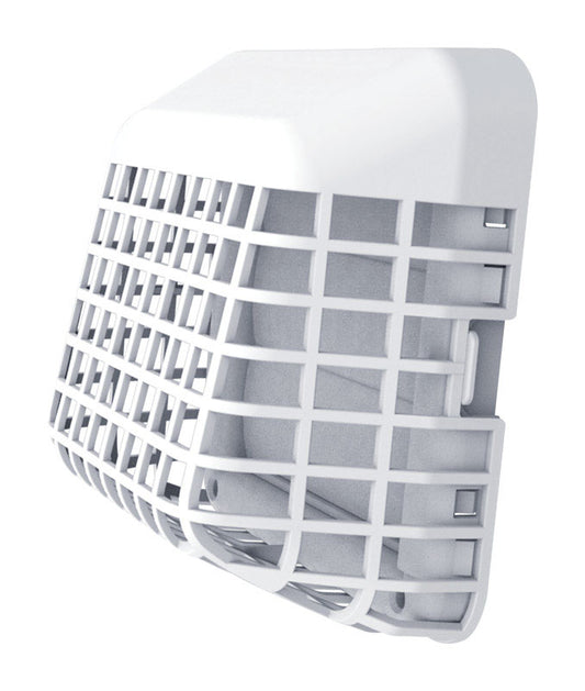 Ace White Plastic Dryer Vent Hood