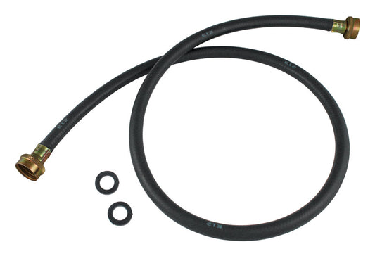 Plumb Pak 3/4 in. FHT X 3/4 in. D FHT 4 ft. Rubber Washing Machine Hose
