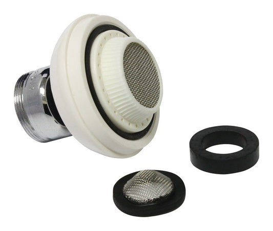 Plumb Pak Dual Thread 15/16 in. x 55/64 in. White Swivel Sprayrator