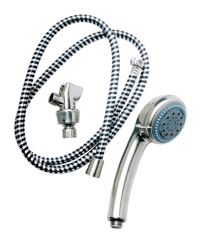 Plumb Pak Polished Chrome Plastic 5 settings Handheld Showerhead 2 gpm