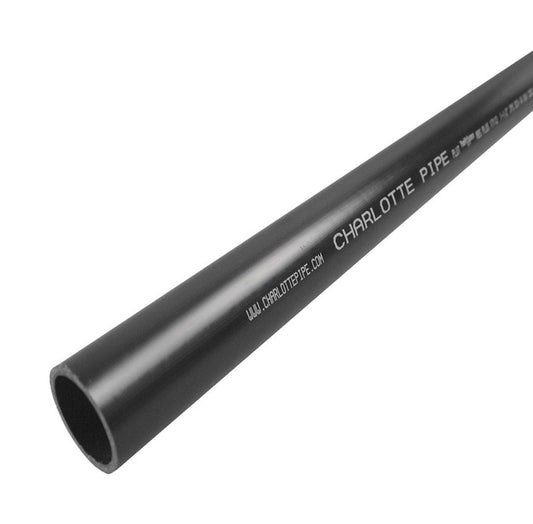 Charlotte Pipe 3 in. D X 5 ft. L ABS DWV Pipe