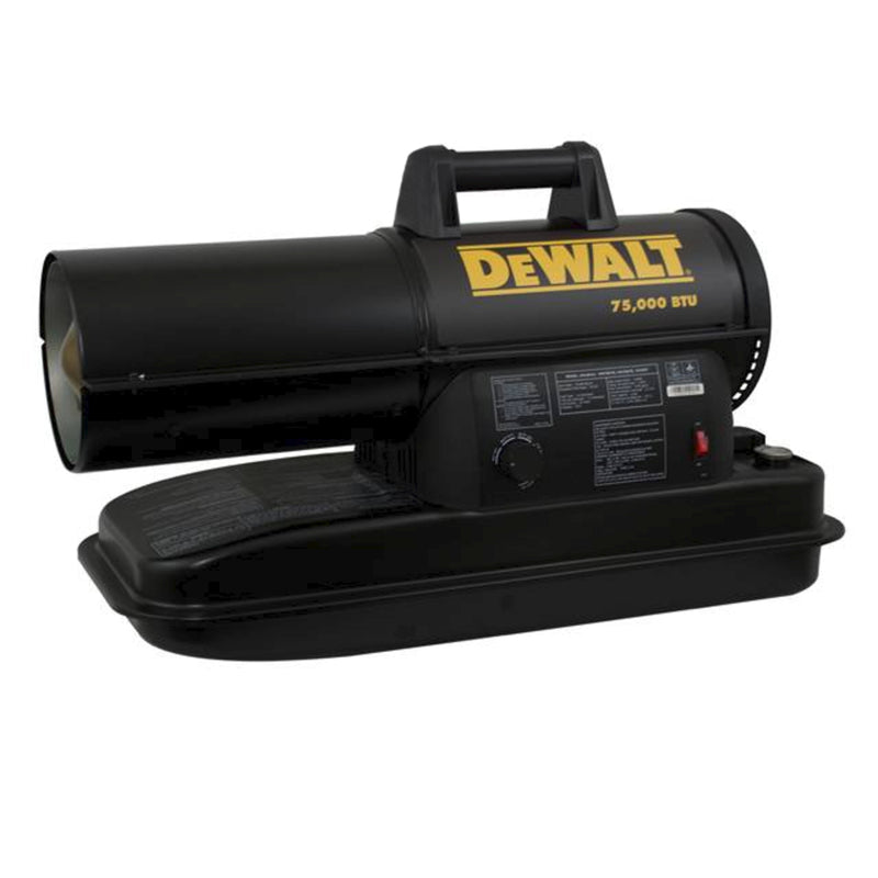 DeWalt 80000 Btu/h 2000 sq ft Forced Air Kerosene Portable Heater