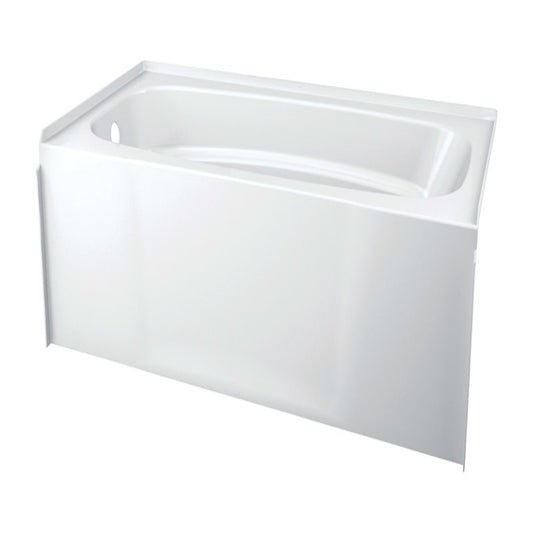 Delta HyCroft 18 in. H X 30 in. W X 60 in. L White Bathtub