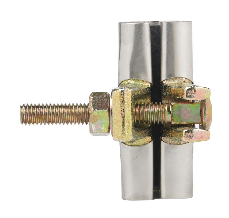B&K 1/2 in to 1/2 in. Clamp Ring 430 Stainless Steel