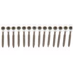 Senco DuraSpin No. 8 Sizes X 2-1/2 in. L Square Square Head Deck Screws 800 pk