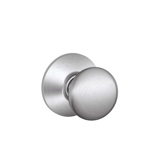 Schlage Plymouth Classic Satin Chrome Passage Door Knob Right or Left Handed