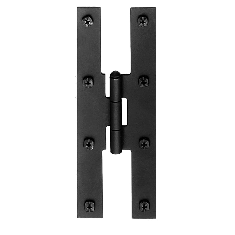 Acorn 7 in. L Black H Hinge 1 pk