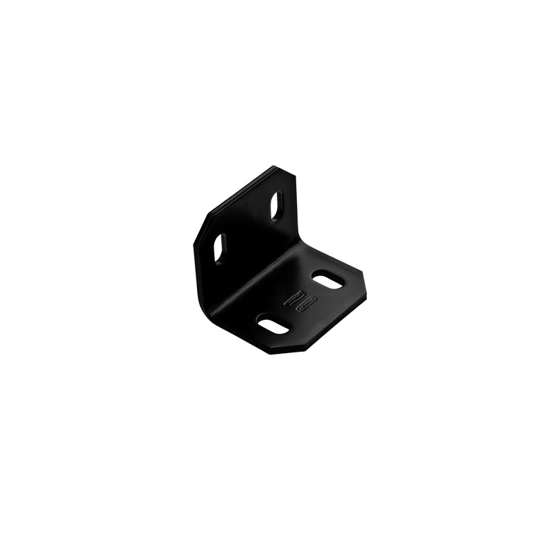 National Hardware  2.4 in. H x 3 in. W x 0.188 in. D Black  Carbon Steel Square Corner Brace