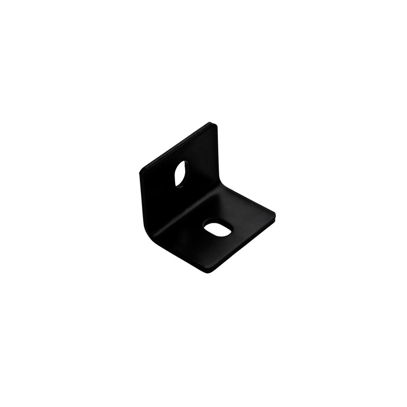 National Hardware  2.4 in. H x 3 in. W x 0.188 in. D Black Square Corner Brace