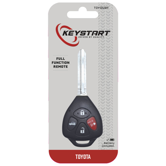 KeyStart TOY049 Advanced Security Automotive Remote HD Key Traditional Blade Double For Toyota