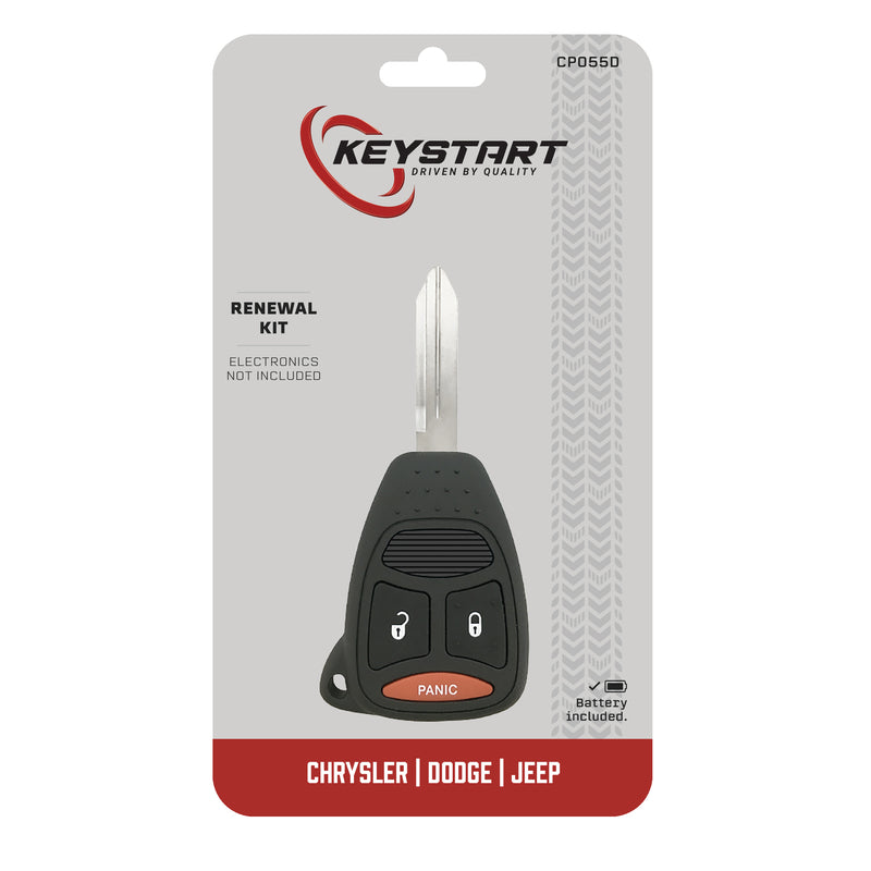 KeyStart CP055 Renewal KitAdvanced Remote Automotive Replacement Key Traditional Blade Double For Do