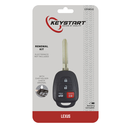 KeyStart CP081 Renewal KitAdvanced Remote Automotive Replacement Key Traditional Blade Double For To