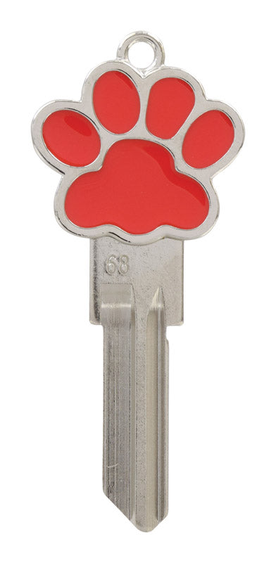 HILLMAN Paw 3D Keys House/Office Key Blank Single For 68/SC1