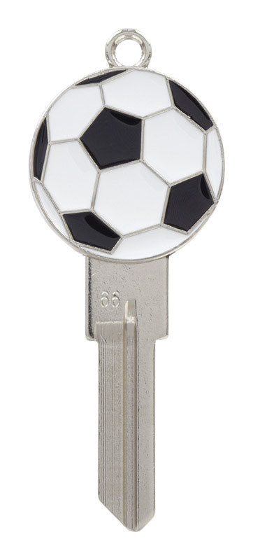 HILLMAN Soccer 3D Keys House/Padlock Universal Key Blank 66/KW1 Single For Universal