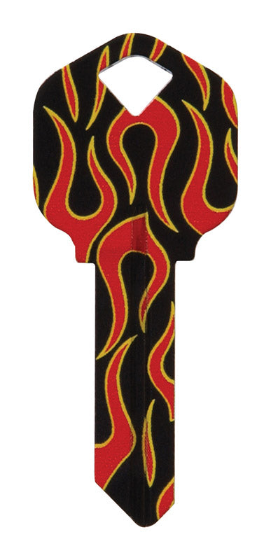 HILLMAN Wackey Flames House/Office Universal Key Blank KW1 Single