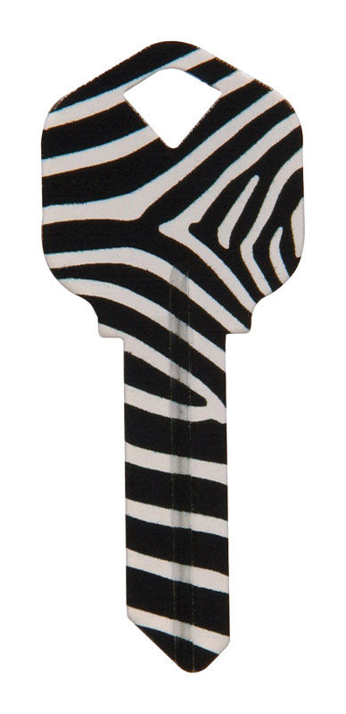 HILLMAN Wackey Zebra House/Office Universal Key Blank KW1 Single