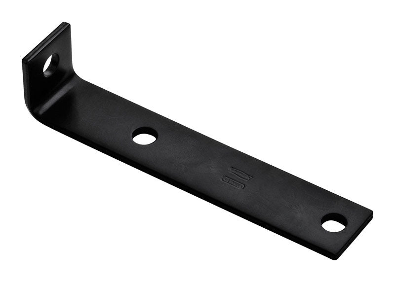 National Hardware  7.5 in. H x 1.5 in. W x 0.188 in. D Black Inside  Offset Leg Corner Brace