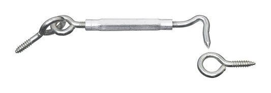 National Hardware Zinc-Plated Aluminum/Steel Hook Turnbuckle 11 in. L