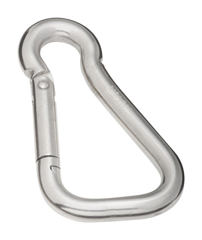 National Hardware 5/8 in. D X 4-11/16 in. L Stainless Steel Spring Snap 925 lb