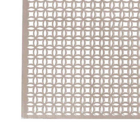 M-D BUILDING PRODUCTS 0.02 in. X 12 in. W X 24 in. L Satin Nickel Aluminum Elliptical Sheet Metal