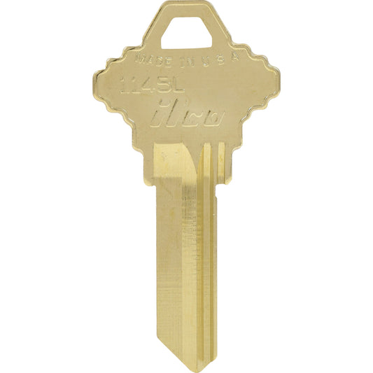 HILLMAN KeyKrafter Traditional Gold House/Office Key Blank 2038 SC19 Single For Schlage Locks