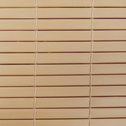 Radiance Vinyl Rollup Shade 96 in. W X 72 in. H Bamboo Cordless