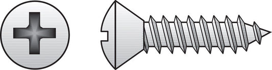 HILLMAN No. 14 in. X 3 in. L Phillips Oval Head Sheet Metal Screws 50 pk