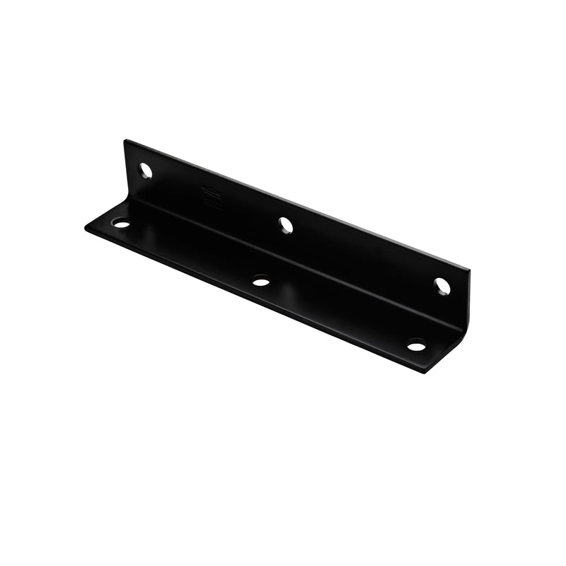 National Hardware  1.6 in. H x 9 in. W x 0.125 in. D Black  Carbon Steel Wide Corner Brace