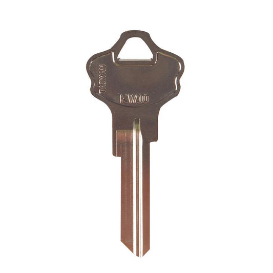 HILLMAN Welch House Key Blank KW1/10 Single For Kwikset Locks