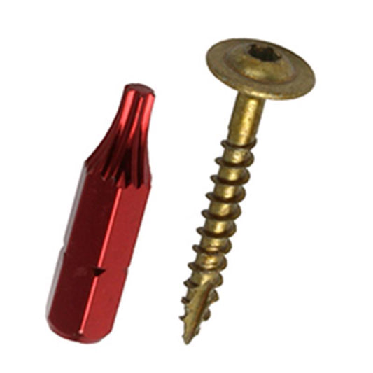 GRK Fasteners No. 8 X 1-1/4 in. L Star Coated Self-Tapping Cabinet Screws 330 pk