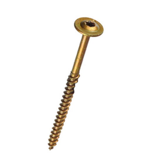 GRK Fasteners No. 8 X 2-1/2 in. L Star Coated Self-Tapping Cabinet Screws 330 pk