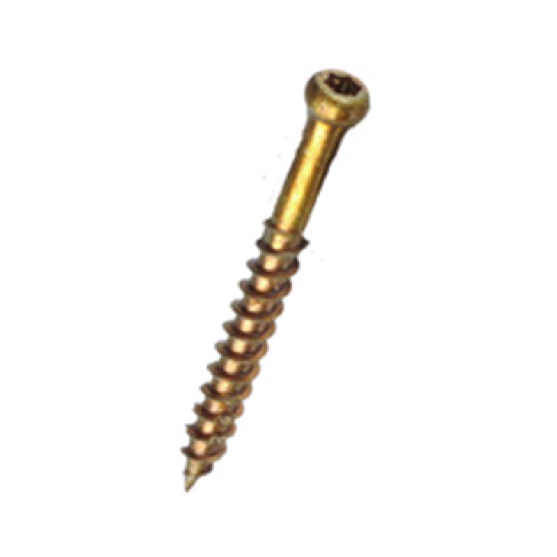 GRK Fasteners No. 8 in. X 1-1/2 in. L Star Trim Head W-Cut Construction Screws