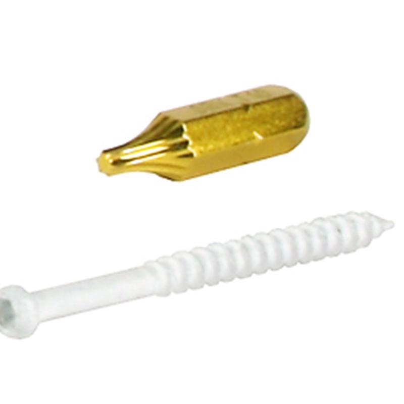 GRK Fasteners No. 8 in. X 2 in. L Star Trim Head W-Cut Construction Screws
