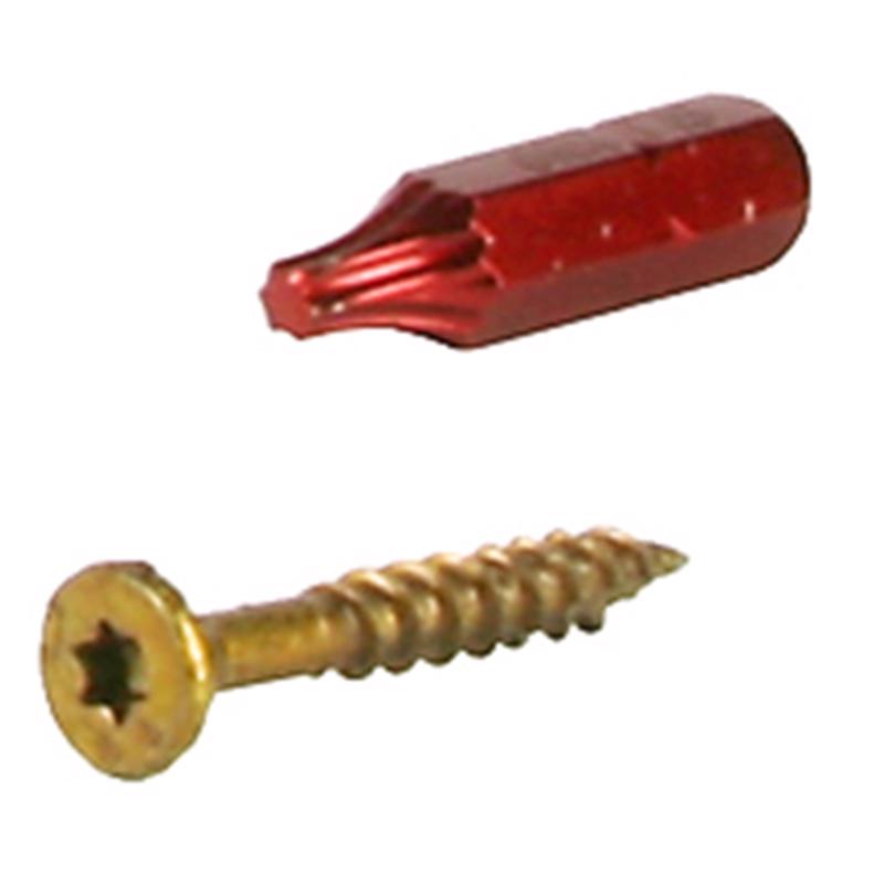 GRK Fasteners No. 8 in. X 1-1/4 in. L Star Flat Head W-Cut Multi-Purpose Screws