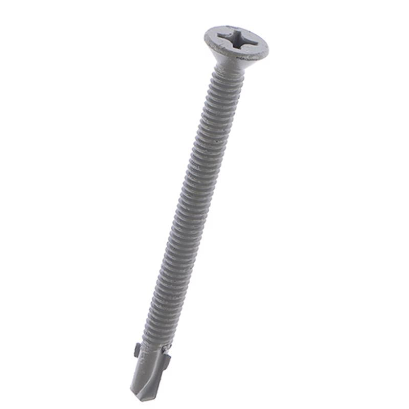 Teks No. 12 in. X 2-3/4 in. L Phillips Flat Head Coarse Construction Screws