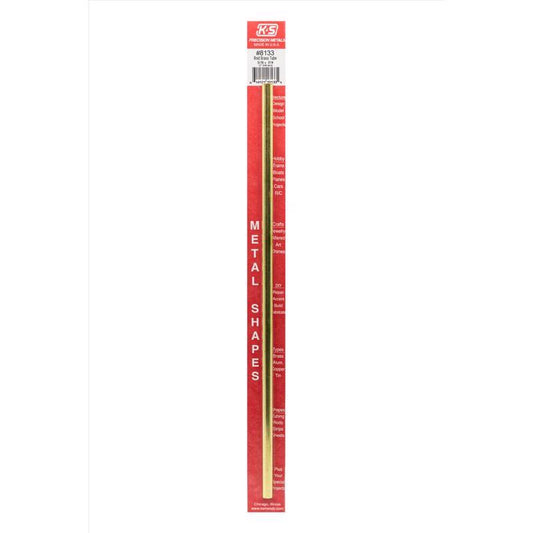 K&S 5/16 in. D X 12 in. L Round Brass Tube 1 pk