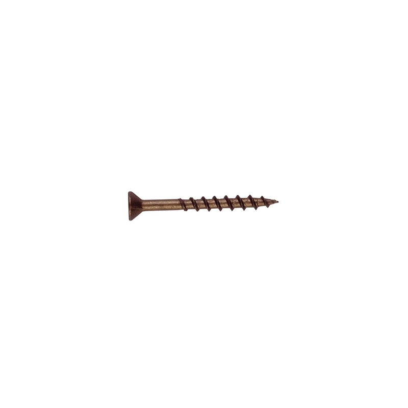 Grip-Rite No. 8 X 3 in. L Phillips Zinc-Plated Coarse Wood Screws 75 pk